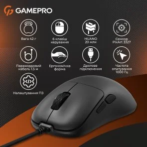 Фото: Миша GamePro GM690B Black № 15 | KTC