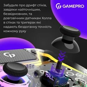 Фото: Геймпад GamePro GPS13T Wireless Transparent № 4 | KTC