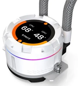 Фото: Система рідинного охолодження ID-COOLING SL240 XE White № 6 | KTC
