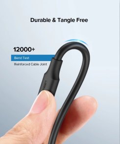 US287 Nickel Plating AM/Type-C 3A 3m Black