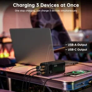 Фото: Батарея універсальна Choetech B733 50000mAh 65W Black (B733-CCBK) № 7 | KTC