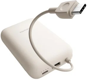 Фото: Батарея універсальна Xiaomi 10000mAh 22.5W Integrated Cable Beige (BHR9072GL) № 3 | KTC