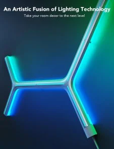 Фото: Настінний світильник Govee H6065 Y Shape Light Panel 7pcs RGBIC White (H6065301) № 6 | KTC