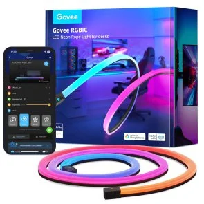 Фото: LED-стрічка Govee H61C3 Neon Gaming Table Light 3m WI-FI/Bluetooth White (H61C33D1) № 3 | KTC