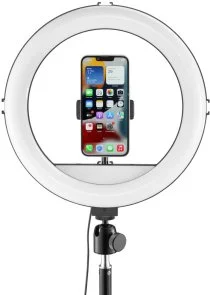 Фото: Світлодіодне селфі-кільце Hama SpotLight Steady-120 V2 Black (4659) № 10 | KTC