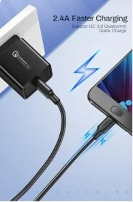 Фото: Кабель UGREEN US289 Cable Nickel Plating 2.4A AM / MicroUSB 3m Black (US289/60827) № 5 | KTC