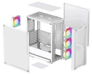 Deepcool CC560 Mesh V2 White with window