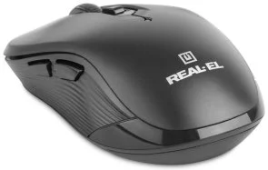 Фото: Миша Real-EL RM-331W Black (EL123200044) № 4 | KTC