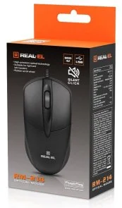 Фото: Миша Real-EL RM-214 Black (EL123200039) № 7 | KTC