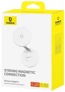 Універсальний тримач Baseus MagPro Magnetic Foldable White (B10564101211-00)