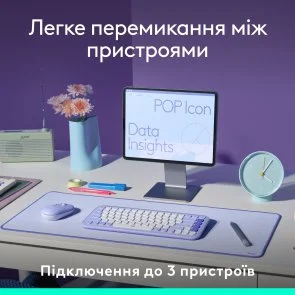 Фото: Клавіатура Logitech Pop Icon Keys Wireless Graphite/Green (920-013157) № 7 | KTC
