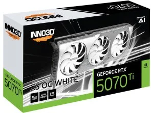 Фото: Відеокарта Inno3D GeForce RTX 5070 Ti X3 OC WHITE (N507T3-16D7X-176068W) № 4 | KTC