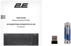 Фото: Клавіатура 2E KS280 Black (2E-KS280WBGR_UA) № 9 | KTC
