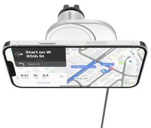 Фото: Кріплення для мобільного телефону Belkin BoostCharge Pro MagSafe Qi2 15W Gray (WIC008BTGR-V2) № 7 | KTC