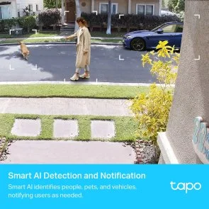 Фото: Бездротова система відеоспостереження з двома камерами TP-Link Tapo C420S2 № 6 | KTC