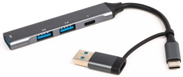 Фото: USB-хаб Maxxter HU3C-4P1CN-01 № 2 | KTC