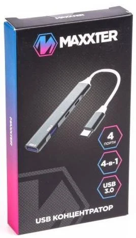 Фото: USB-хаб Maxxter HU3C-4P-03 № 4 | KTC