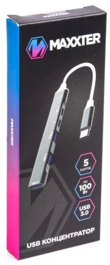 Фото: USB-хаб Maxxter HU3C-4P1PD-01 № 4 | KTC