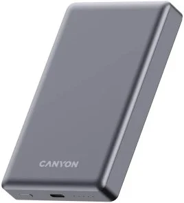 Фото: Батарея універсальна Canyon OnPower 510 Slim Magsafe 10000mAh 20W Dark Grey (CNS-CPB510DG) № 2 | KTC