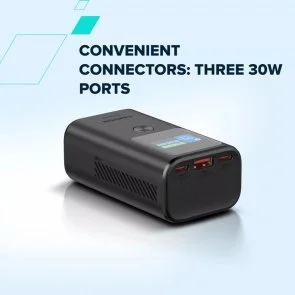 Фото: Батарея універсальна Canyon OnPower 130 10000mAh 30W Grey (CNS-CPB130DG) № 6 | KTC