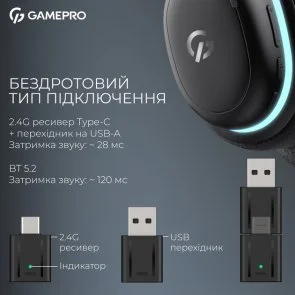 Фото: Гарнітура GamePro Asgard Bragi Black (HSW250B) № 10 | KTC