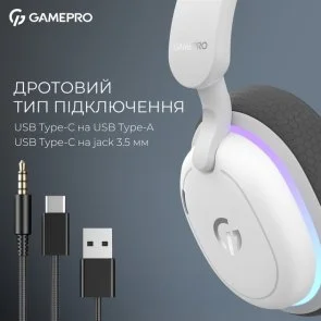 Фото: Гарнітура GamePro Asgard Bragi White (HSW250W) № 12 | KTC