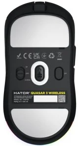 Фото: Миша Hator Quasar 3 Wireless Black (HTM730) № 5 | KTC