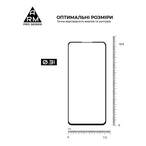 Захисне скло ArmorStandart Pro for Xiaomi Redmi Note 14 4G - Black (ARM79679)