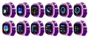 Фото: Смарт годинник AmiGo GO005 4G WIFI Thermometer Purple (GO005 Purple) № 5 | KTC