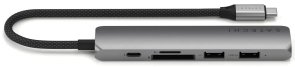 USB-хаб Satechi 6in1 USB-C Slim Multiport 4K Space Grey (ST-P6SM)