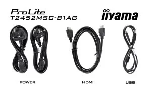 Фото: Монітор iiyama ProLite T2452MSC-B1AG Black - 23.8" IPS / 1920×1080 / 60 Гц № 19 | KTC