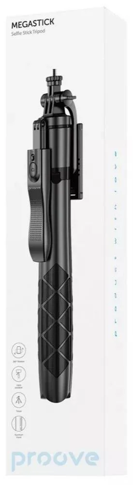Селфі монопод Proove MegaStick Selfie Stick Tripod Black (MPMS00010001)