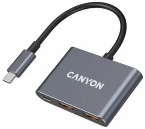 Фото: USB-хаб Canyon DS-3 Dark Grey (CNS-TDS3) № 2 | KTC