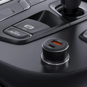 Фото: Автомобільний зарядний пристрій Acefast B12 60W Black (6974316282914) № 6 | KTC