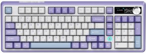 Клавіатура Ajazz AK980 Clear Sky Switch Wireless Purple (AK980-CS-PWB)