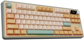 Клавіатура Ajazz AK870 Jasmine Switch RGB With Screen Wireless Yellow (AK870-JS-YWG)