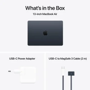 Фото: Ноутбук Apple MacBook Air 13.6 M4 8GPU Midnight (MW123) № 12 | KTC