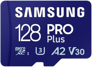 FLASH пам'ять Samsung Pro Plus UHS-I V30 U3 A2 Micro SDXC 128GB Blue with adapter (MB-MD128SA/EU)