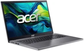 Фото: Ноутбук Acer Aspire Go 17 AG17-31P-3137 NX.J8ZEU.00B Gray - 17.3" IPS 60 Гц / Intel Core 3 / N355 / DDR5 8 ГБ / PCI-E SSD 512 ГБ / Intel Graphics № 2 | KTC