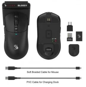 Фото: Миша Bloody R72 Pro Duo Wireless Black (R72 Pro Duo (Black)) № 14 | KTC