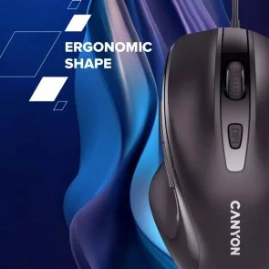 Фото: Миша Canyon M-6 Black (CNE-CMS6) № 5 | KTC
