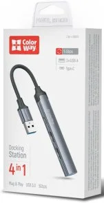 Фото: USB-хаб ColorWay USB-A 4in1 (CW-HUB05) № 4 | KTC