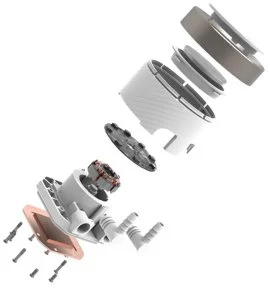 Фото: Система рідинного охолодження ID-COOLING FX240 INF WHITE № 4 | KTC