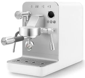 Фото: Ріжкова кавоварка Smeg Espresso coffee machine White (EMC02WHMEU) № 5 | KTC