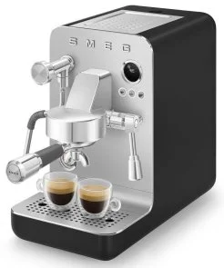 Фото: Ріжкова кавоварка Smeg Espresso coffee machine Black (EMC02BLMEU) № 9 | KTC