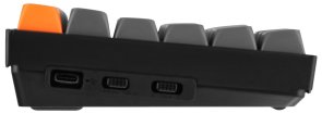 Клавіатура Keychron K2 Max 84Key K Super Banana QMK RGB UKR/ENG WL/BT/USB Black (K2M-C4-UA)