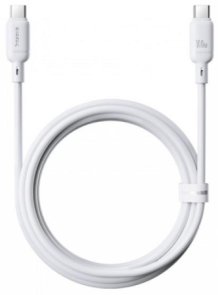 Кабель Baseus Silky Series 100W Type-C / Type-C 1m White (P10377704213-00)