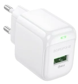 Фото: Зарядний пристрій BOROFONE BAS42A QC3.0 18W Potential White (6941991113789) № 4 | KTC