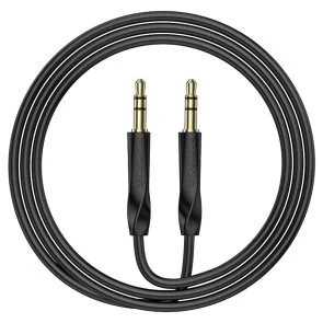 Фото: Кабель BOROFONE BL16 Jack 3.5mm / Jack 3.5mm 1m Black (BL16B) № 2 | KTC