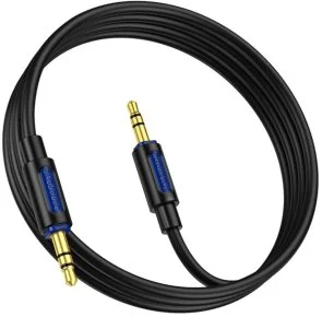 Фото: Кабель BOROFONE BL20 Jack 3.5mm / Jack 3.5mm 1m Black (6941991114373) № 2 | KTC